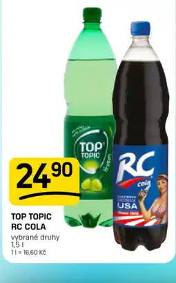 Flop TOP TOPIC, RC Cola nabídka
