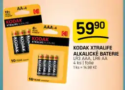 Flop Kodak Xtralife alkalické baterie nabídka
