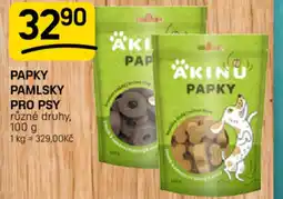 Flop ÄKINU Papky pamlsky pro psy nabídka