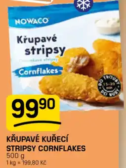 Flop NOWACO Křupavé kuřecí stripsy cornflakes nabídka