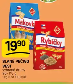 Flop VEST Slané pečivo nabídka
