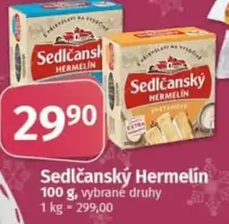 COOP TIP Sedlčanský Hermelín nabídka