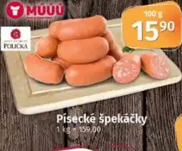 COOP TIP Písecké špekáčky nabídka