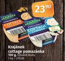 COOP TIP Krajánek cottage pomazánka nabídka