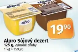 COOP TIP Alpro Sójový dezert nabídka