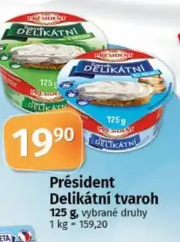 COOP TIP MADETA Président Delikátní tvaroh nabídka