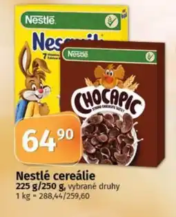 COOP TIP Nestlé cereálie nabídka