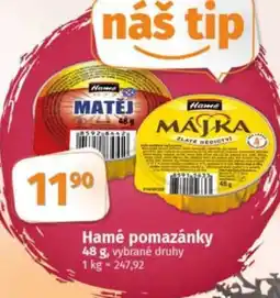 COOP TIP Hamé pomazánky nabídka
