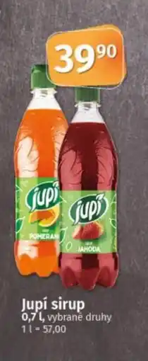 COOP TIP Jupí sirup nabídka