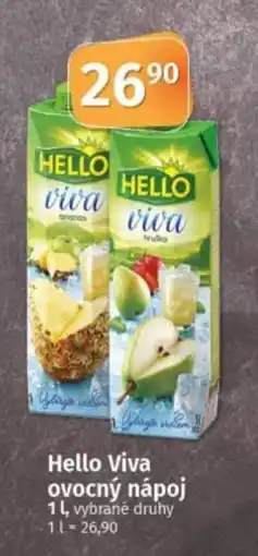 COOP TIP HELLO Viva ovocný nápoj nabídka