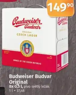 COOP TIP Budweiser Budvar Original nabídka