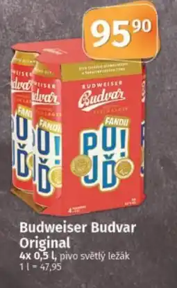 COOP TIP Budweiser Budvar Original nabídka