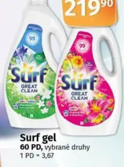 COOP TIP Surf gel nabídka