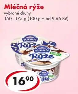 CBA Mléčná rýže nabídka