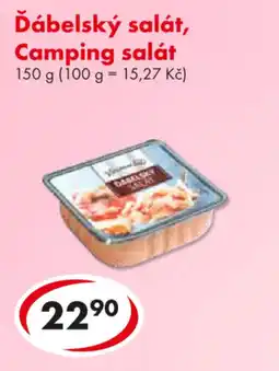 CBA Ďábelský salát, Camping salát nabídka