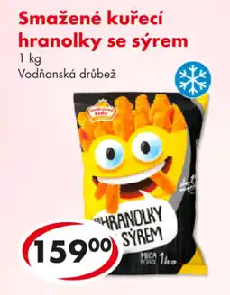 CBA Smažené kuřecí hranolky se sýrem nabídka