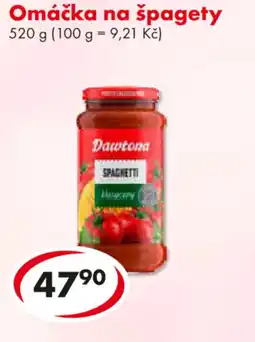 CBA Dawtona Omáčka na špagety nabídka