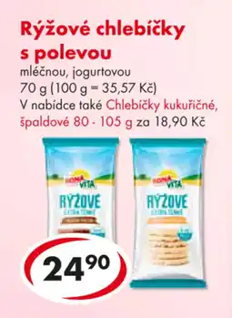 CBA Rýžové chlebíčky s polevou nabídka