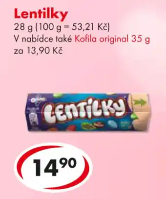 CBA Lentilky nabídka
