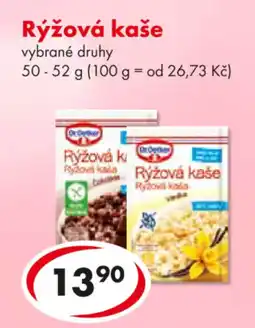 CBA Dr. Oetker Rýžová kaše nabídka