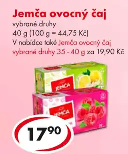 CBA Jemča ovocný čaj nabídka