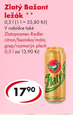 CBA Zlatý Bažant ležák nabídka