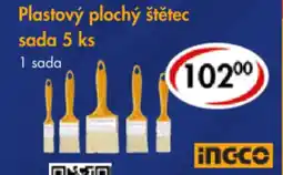 CBA Plastový plochý štětec sada nabídka
