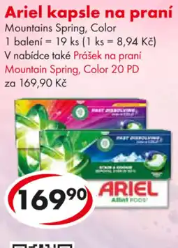 CBA Ariel kapsle na praní nabídka