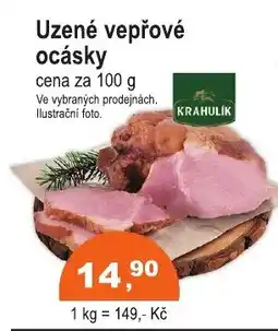 COOP DISKONT Uzené vepřové ocásky nabídka
