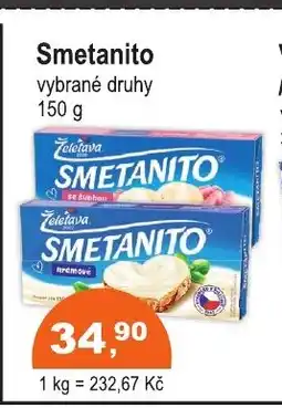 COOP DISKONT Smetanito nabídka