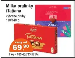 COOP DISKONT Milka pralinky /Tatiana nabídka