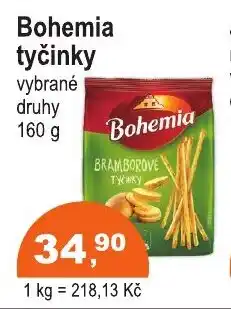 COOP DISKONT Bohemia tyčinky nabídka