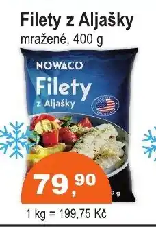 COOP DISKONT NOWACO Filety z Aljašky nabídka