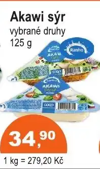 COOP DISKONT Akawi sýr nabídka