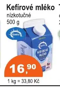 COOP DISKONT Ranko Kefírové mléko nabídka