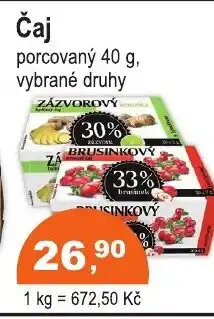 COOP DISKONT Čaj nabídka