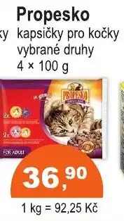 COOP DISKONT Propesko kapsičky pro kočky nabídka