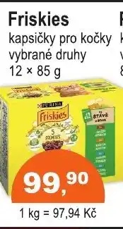 COOP DISKONT Friskies kapsičky pro kočky nabídka