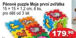 COOP DISKONT Pěnové puzzle Moje první zvířátka nabídka