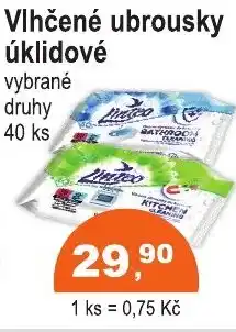 COOP DISKONT Vlhčené ubrousky úklidové nabídka