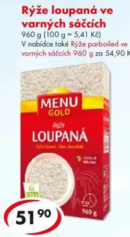 CBA Rýže loupaná ve varných sáčcích nabídka