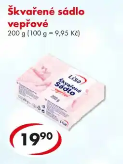 CBA Škvařené sádlo vepřové nabídka