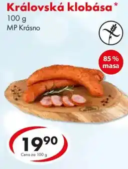 CBA Královská klobása nabídka