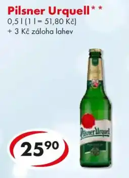 CBA Pilsner Urquell nabídka