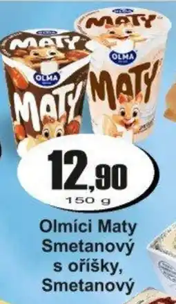 Adam OLMA Olmíci Maty Smetanový s oříšky, Smetanový nabídka