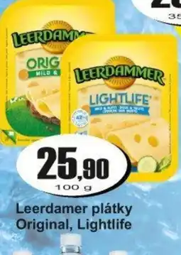 Adam Leerdamer plátky Original, Lightlife nabídka