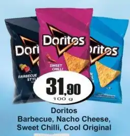 Adam Doritos Barbecue, Nacho Cheese, Sweet Chilli, Cool Original nabídka