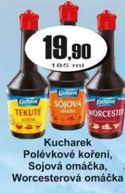 Adam Kucharek Polévkové koření, Sojová omáčka, Worcesterová omáčka nabídka