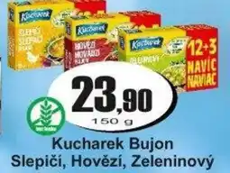 Adam Kucharek Bujon Slepičí, Hovězí, Zeleninový nabídka