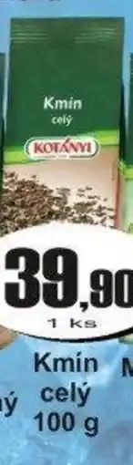 Adam Kotányi Kmin cely nabídka